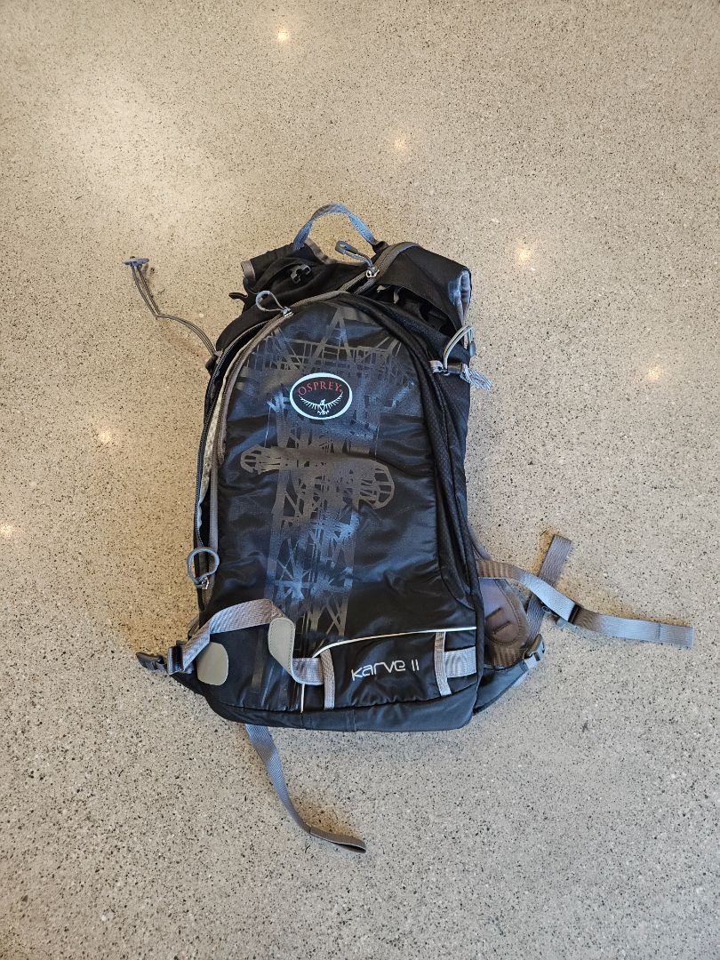 Black Osprey Karve II Pack, 11 L