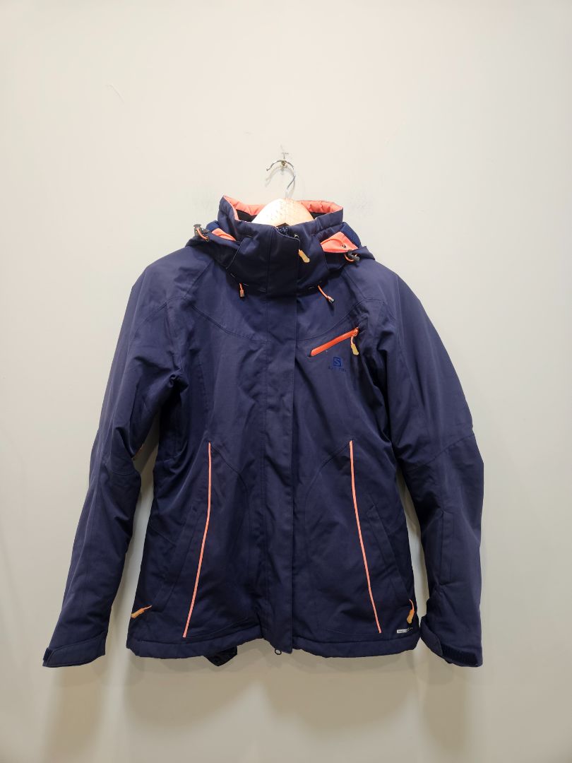 Navy Salomon Snow Jacket, Women's M