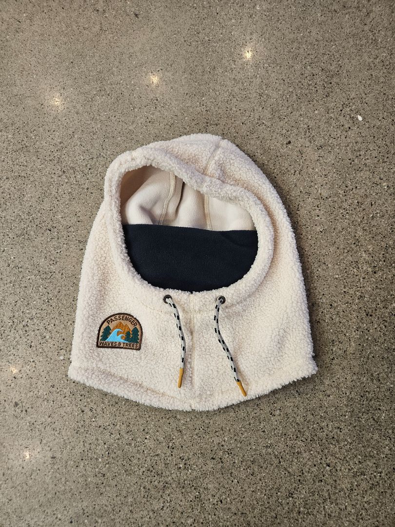 Cream Passenger Sherpa Hood, One size