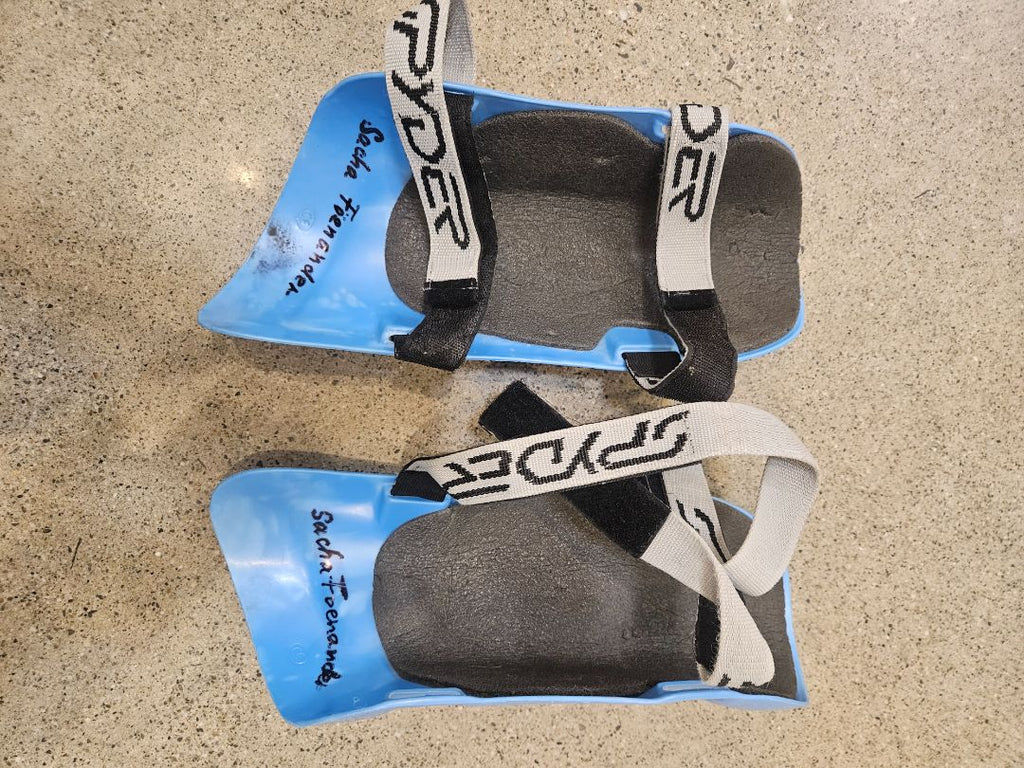 Blue Spyder Shin Guards, Adjustable