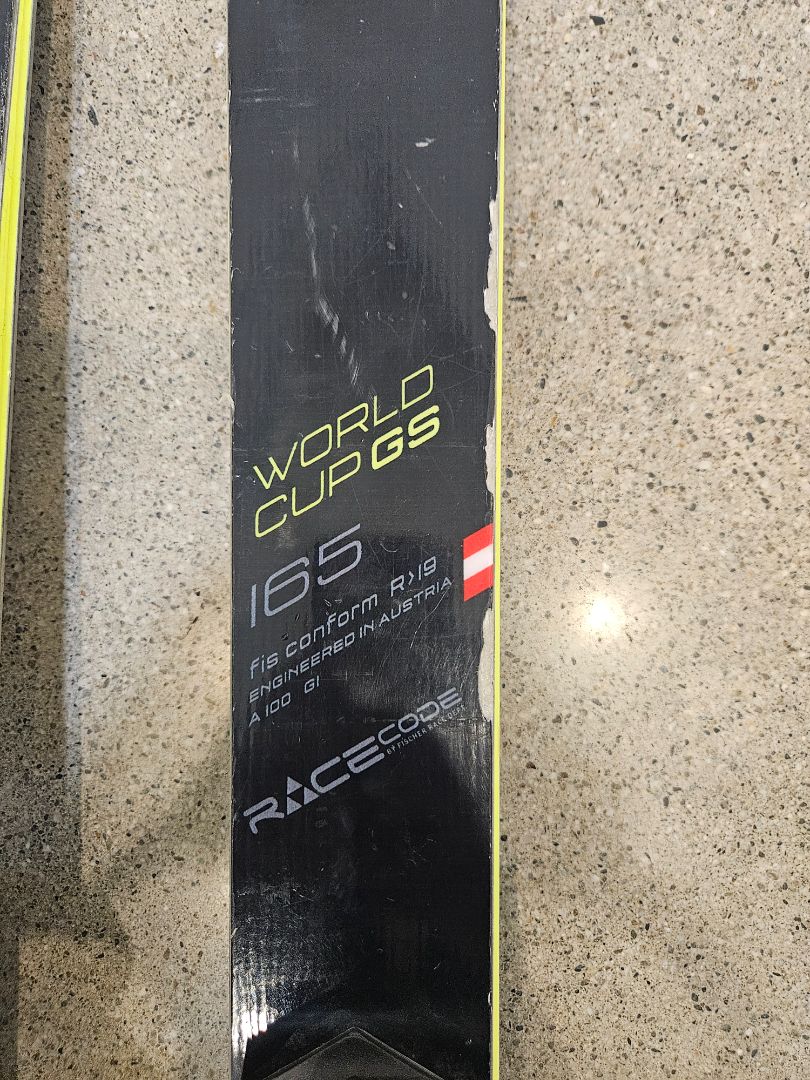 Black Fischer RC4 Worldcup GS, 165 cm