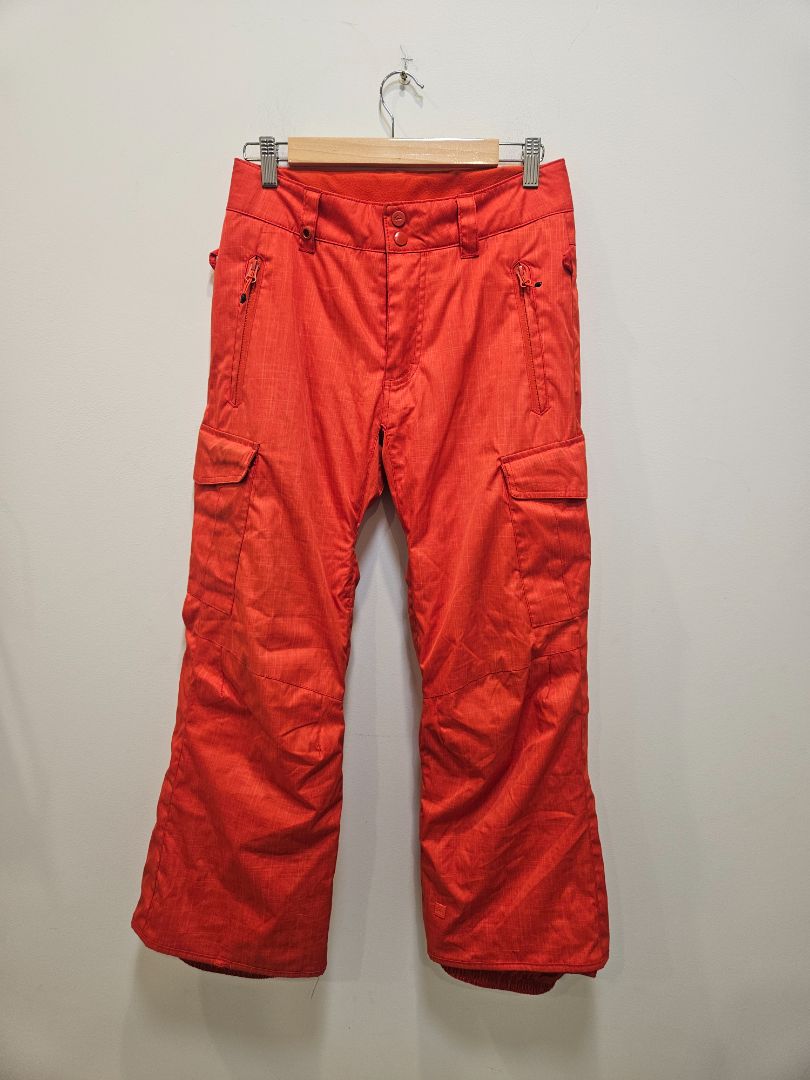 Orange Quiksilver Snow Pants, Women's 12