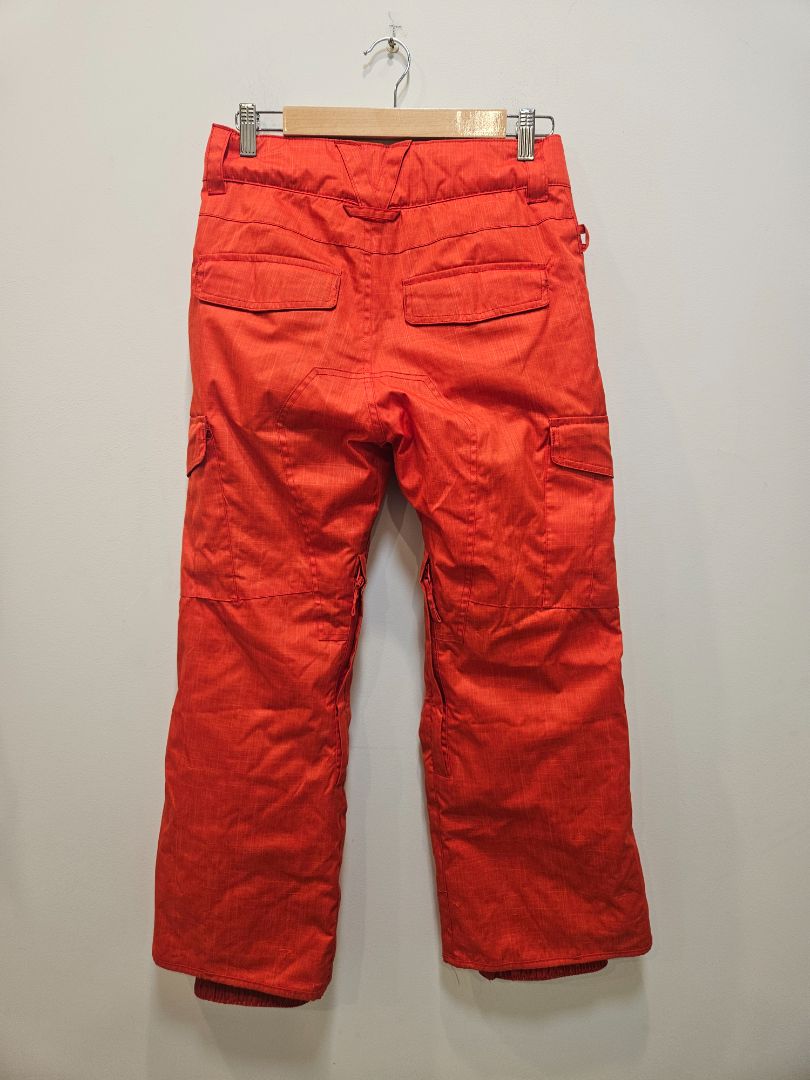 Orange Quiksilver Snow Pants, Women's 12