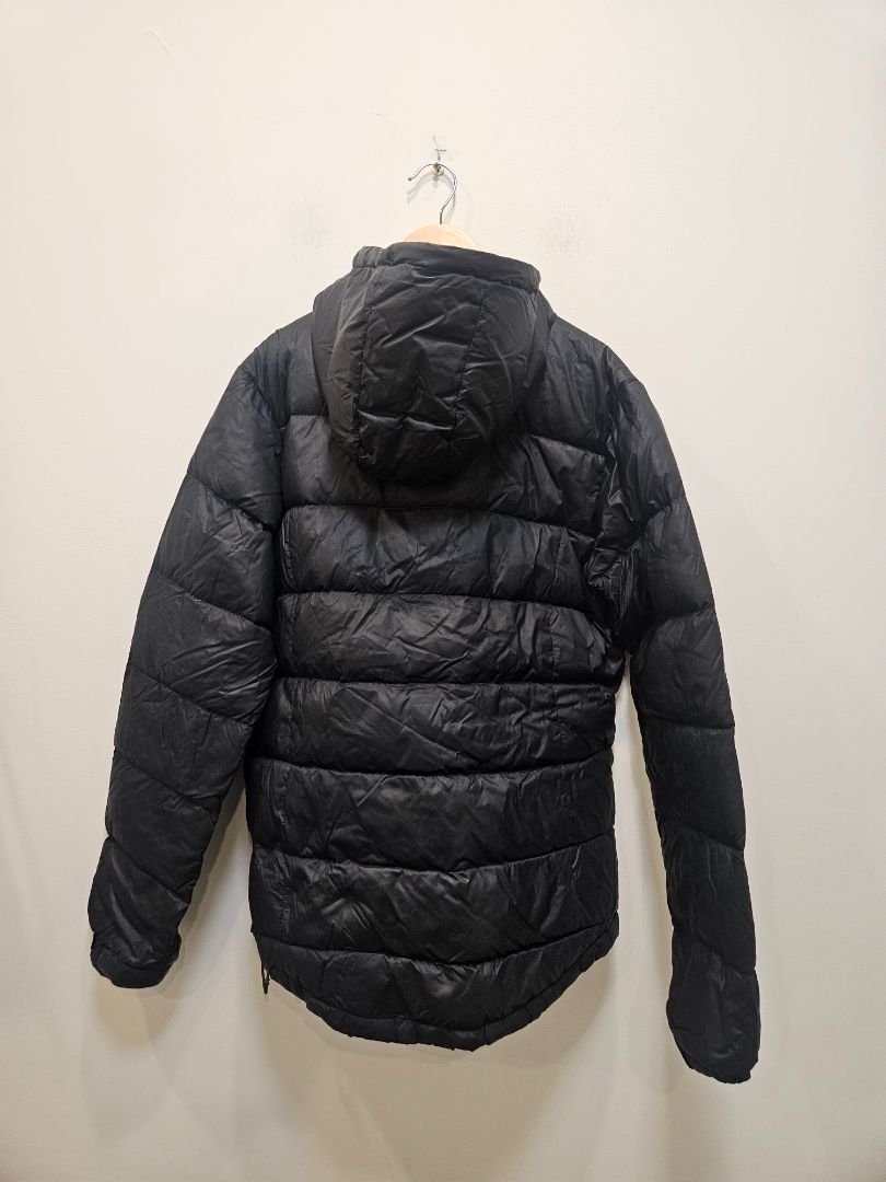 Black Macpac Hooded Down Jacket, Women's 12