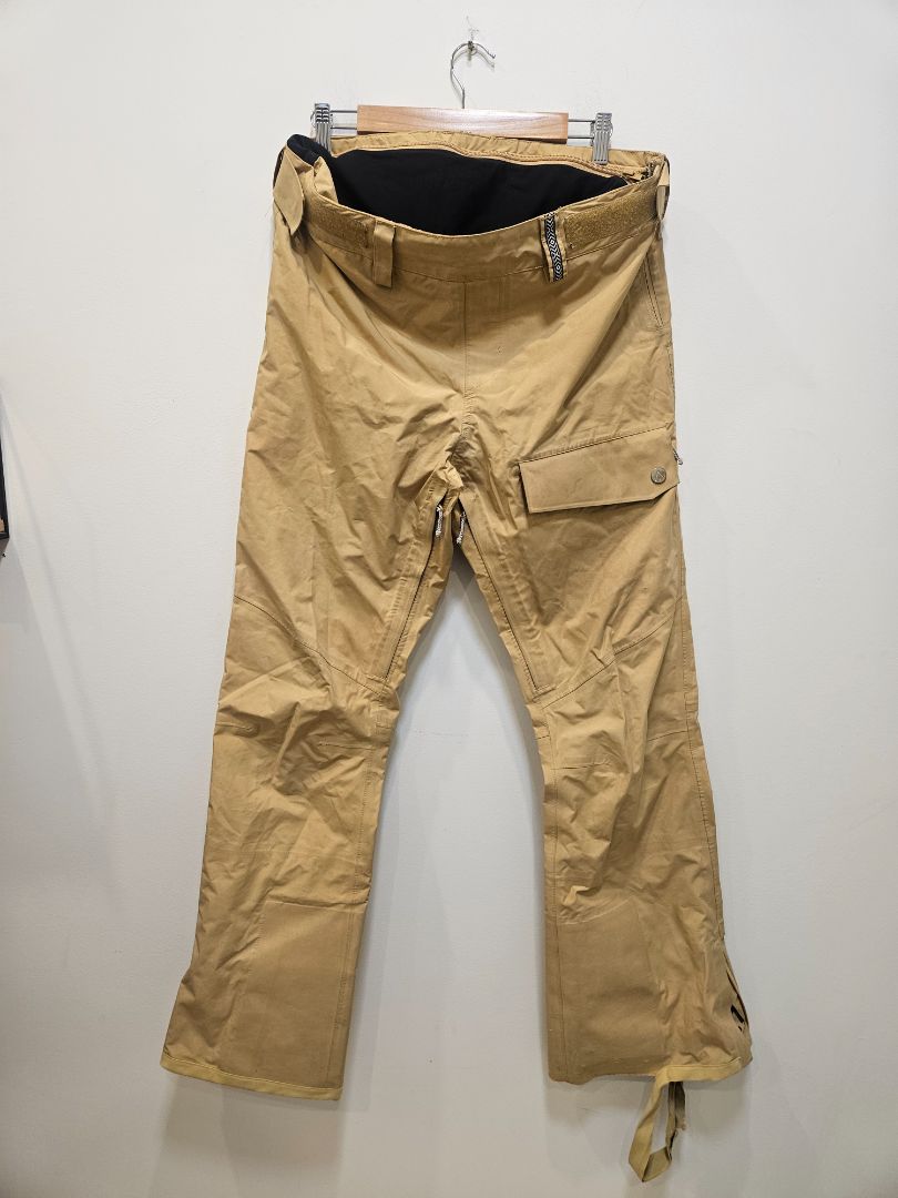 Tan WearColour Snow Bib Pants, M