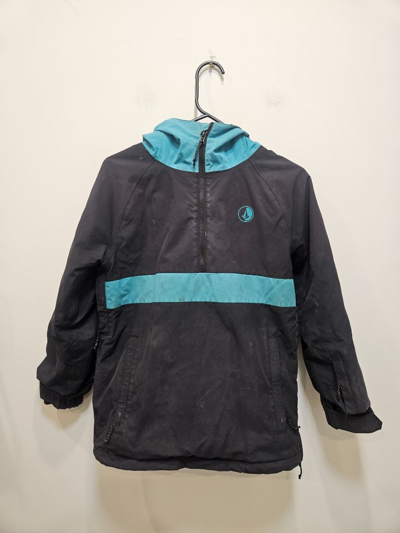 Black/Teal Volcom Snow Jacket, M / 10Y / AUS 12
