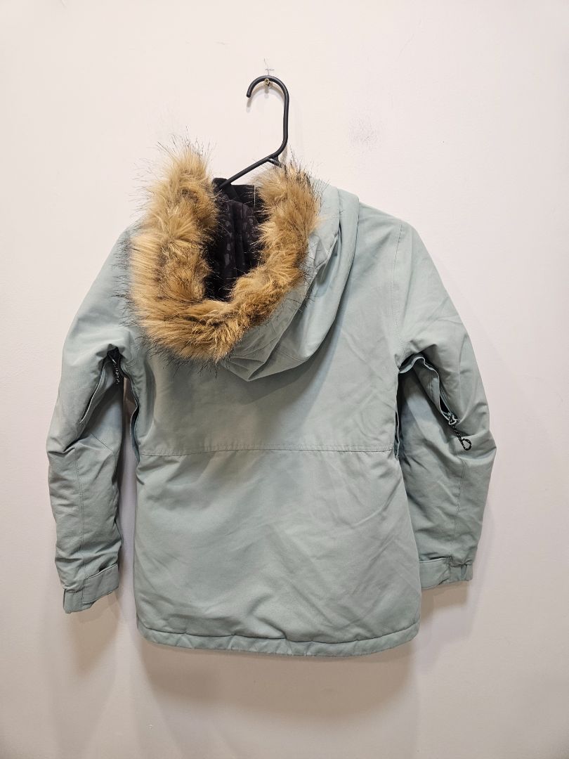Pale Blue Volcom Snow Jacket, S / 8Y / AUS 10