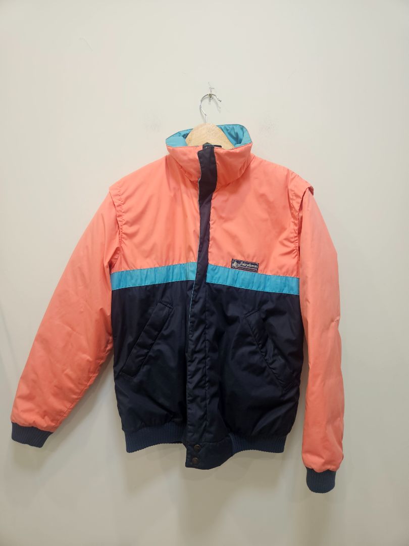 Coral Fairydown Reversible Jacket, Women's Medium