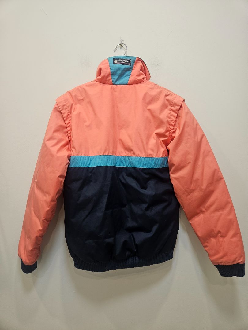 Coral Fairydown Reversible Jacket, Women's Medium