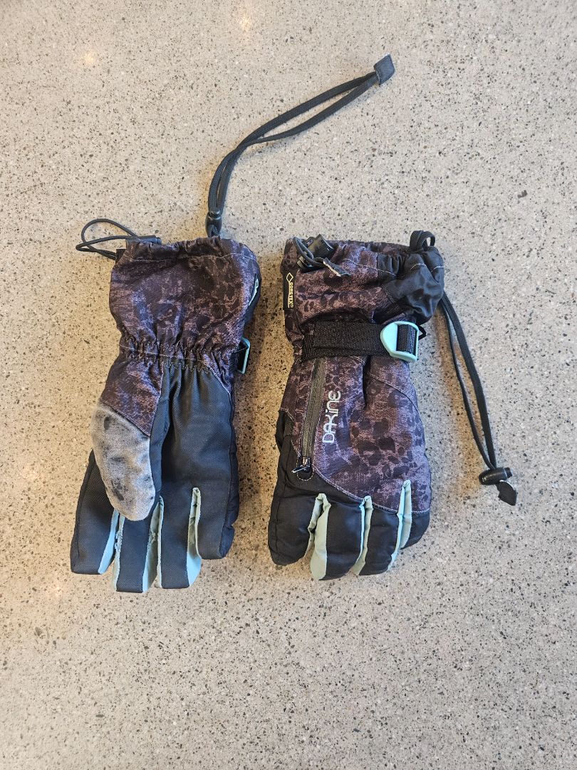 Black Dakine Ski Gloves, S