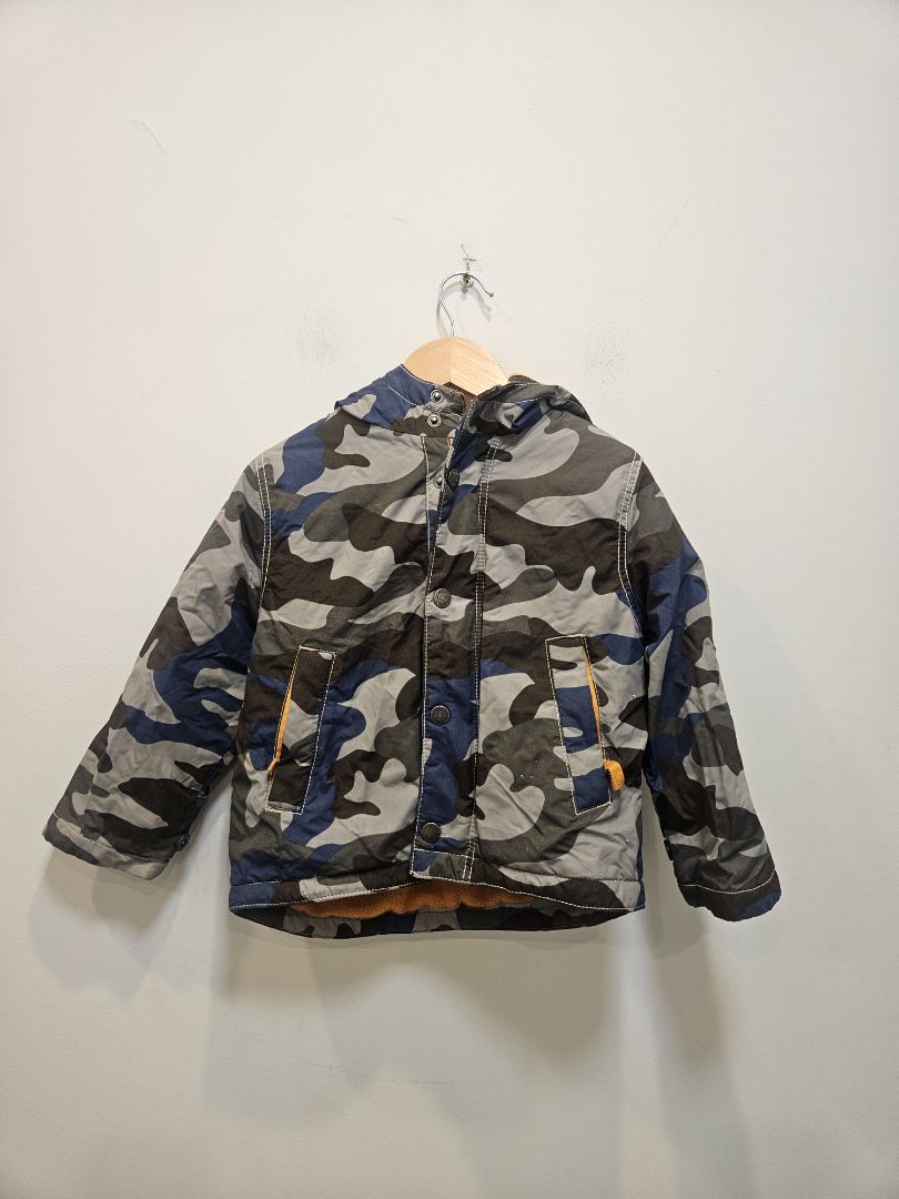 Camo Mini Boden Camo Jacket, 3-4Y