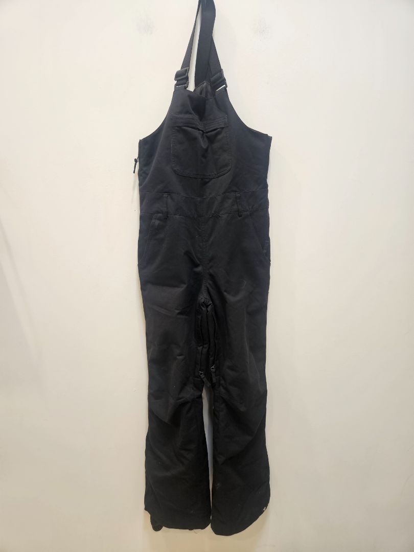 Black Roxy Snow Bib Pants, Kids 12