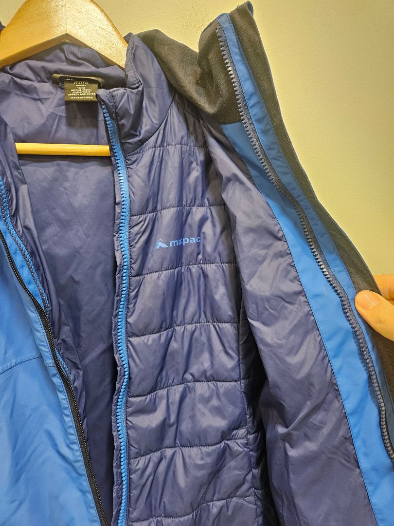 Blue Macpac 3-in-1 Jacket, Kids 10