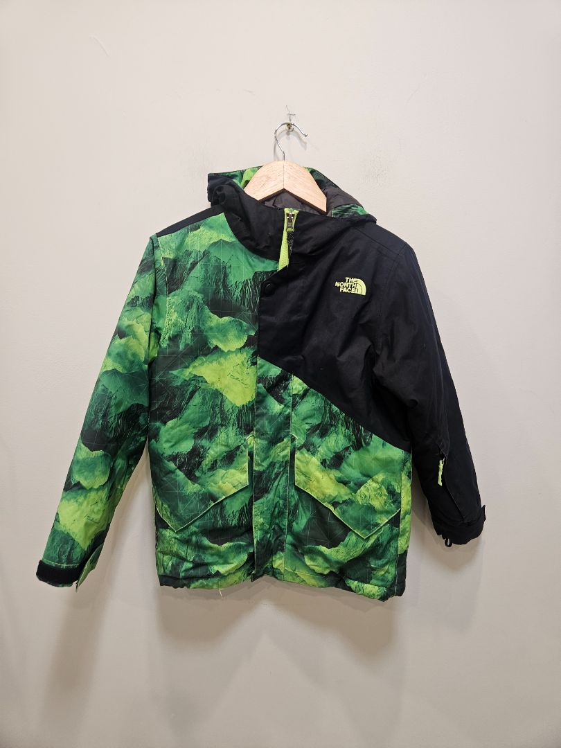 Green The North Face Snow Jacket, Boys S / 7-8 years