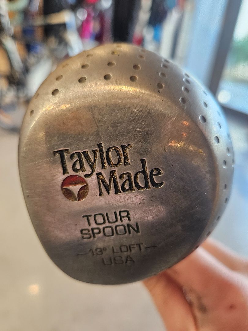 Silver TaylorMade Tour Spoon Fairway Wood, Left Handed 13°
