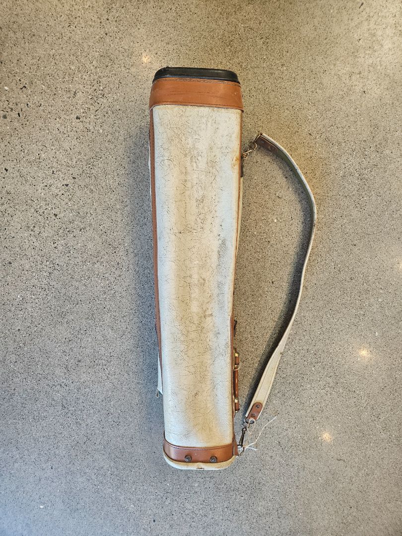 Cream Quise Vintage Pencil Bag, Pencil