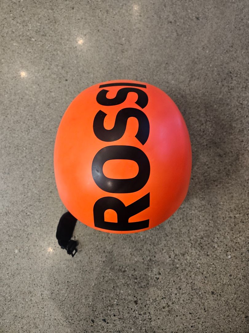 Orange Rossignol Racing helmet, 58 cm