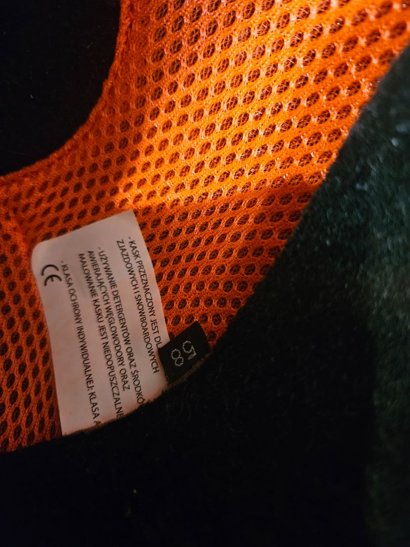 Orange Rossignol Racing helmet, 58 cm