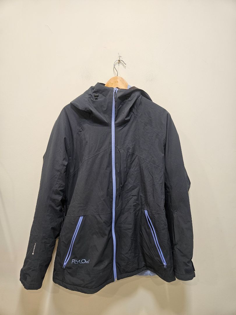Black Flylow Ski Jacket & Pants Set, XL