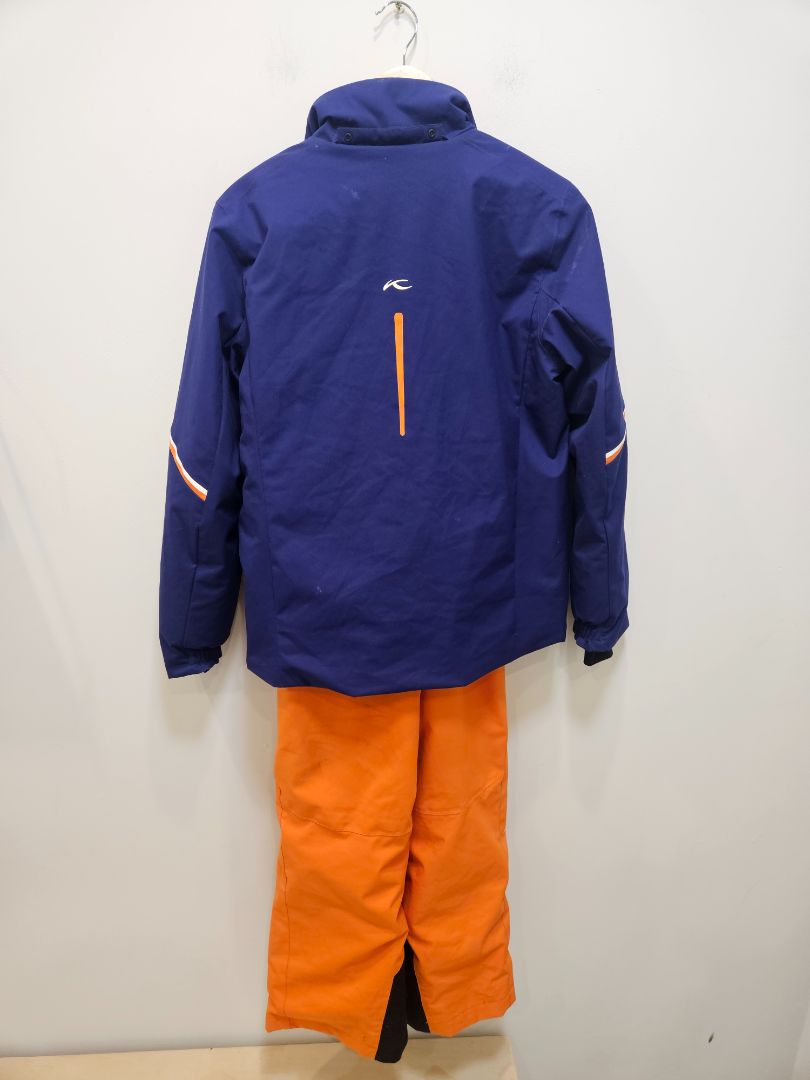 Blue Kjus Ski Jacket & Bib Pants Set, 164 cm