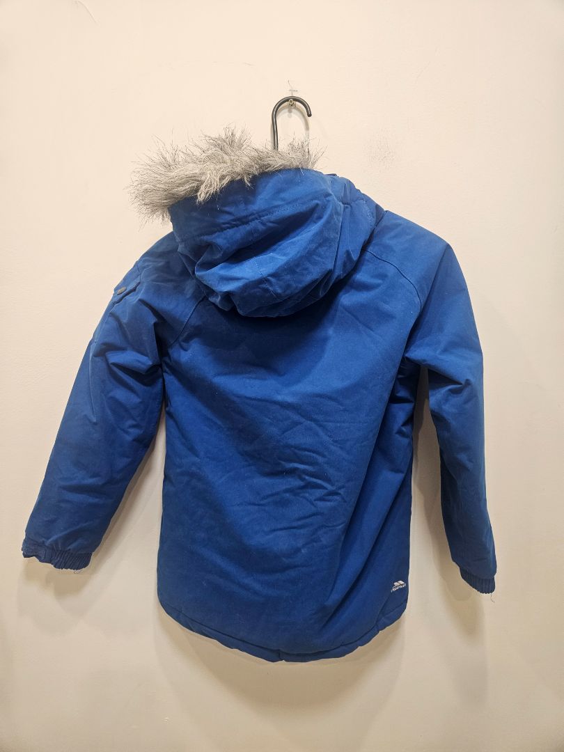 Blue Trespass Waterproof Parka, Kids 9/10