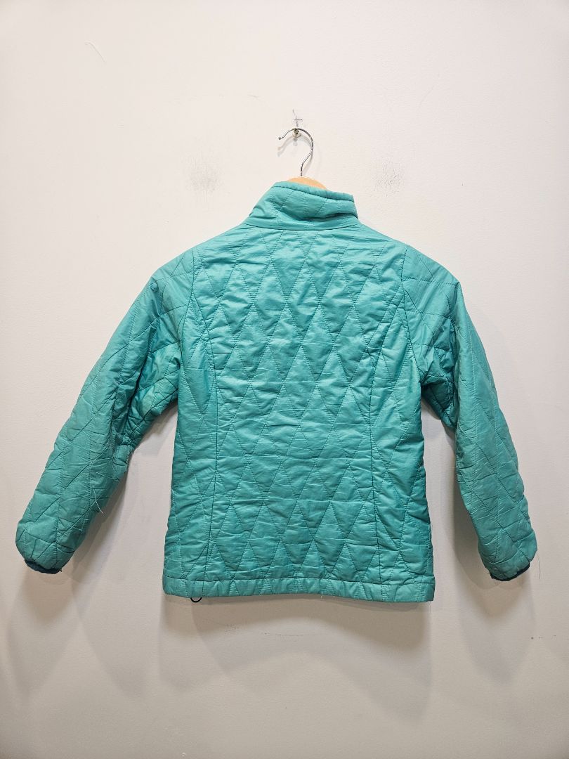 Turquoise Patagonia Nano Puff Jacket, M / 10