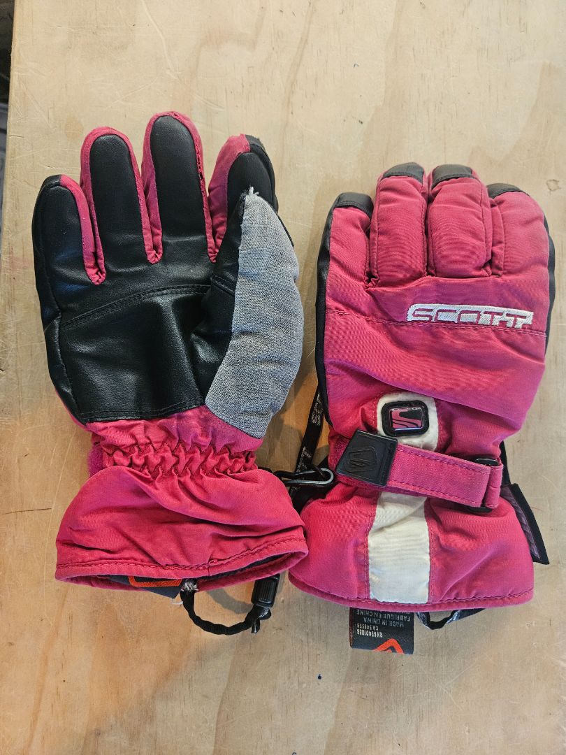 Pink Scott Junior ski gloves, Youth Small