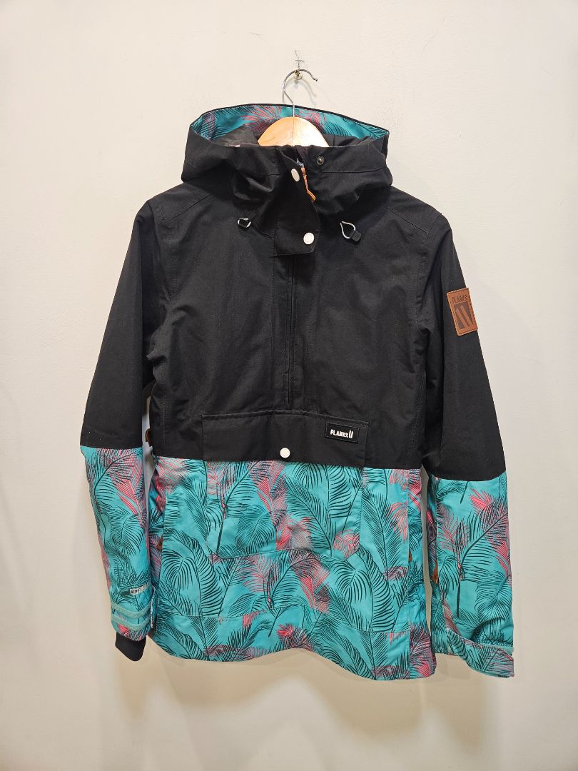 Black Planks Ski Jacket, S