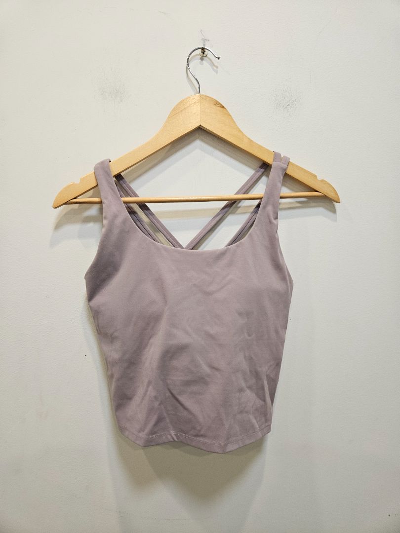 Mauve Lululemon Strappy Tank Top, Approx. M-L