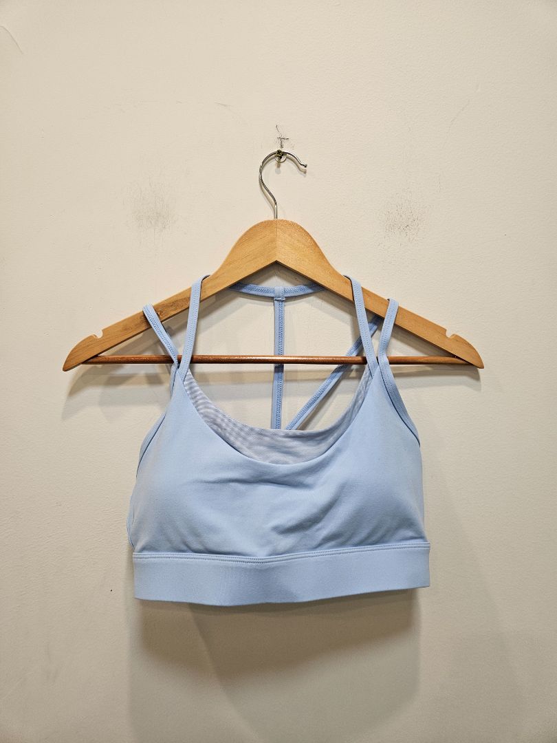 Light Blue Lorna Jane Sports Bra, M