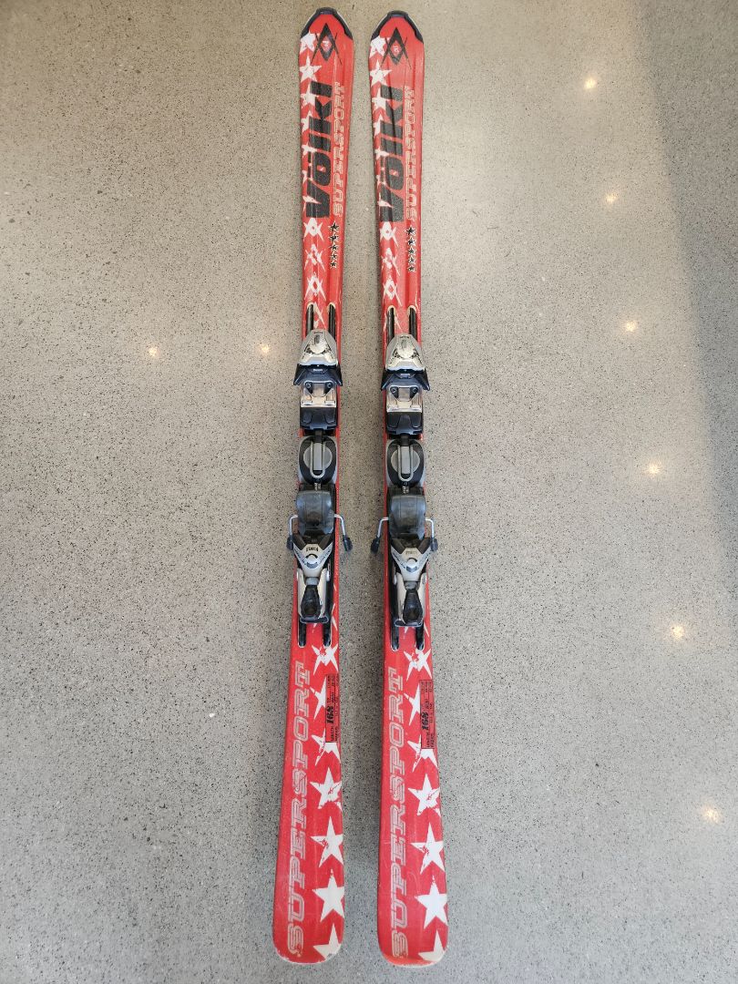 Red Völkl Supersport, 168 cm