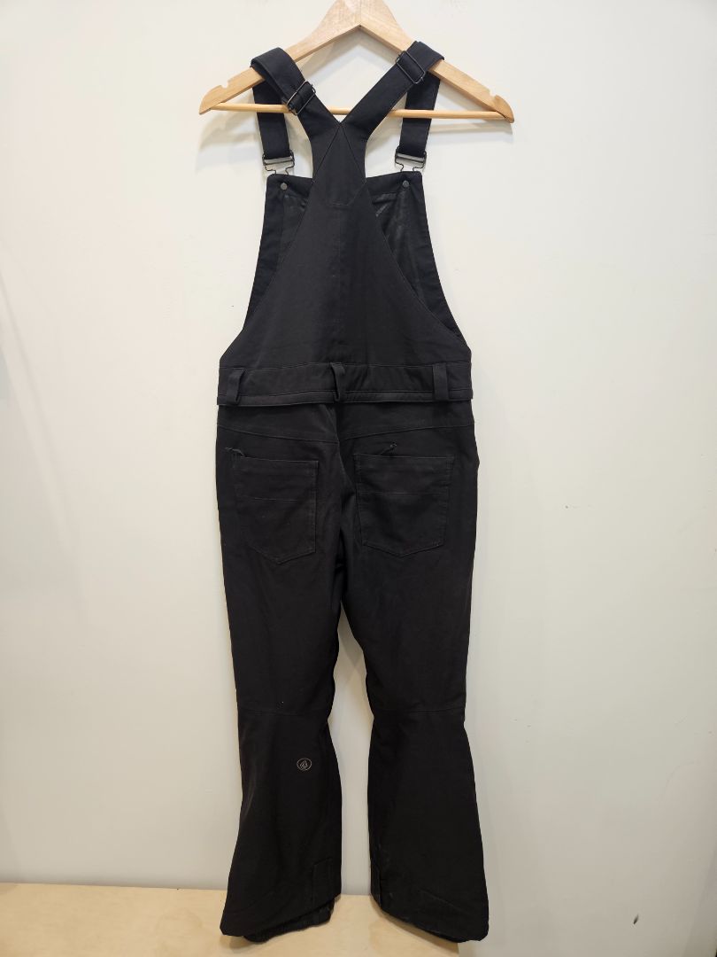 Black Volcom Snow bib overalls, S