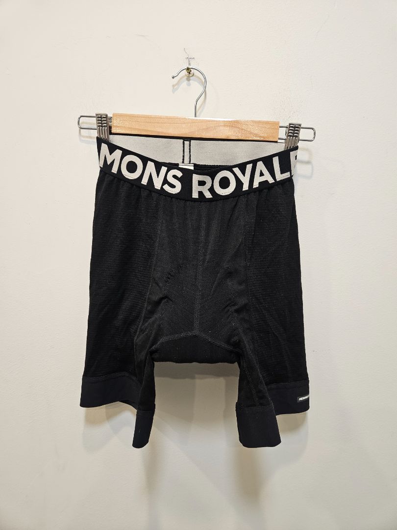 Black Mons Royale Padded bike liner shorts, XS