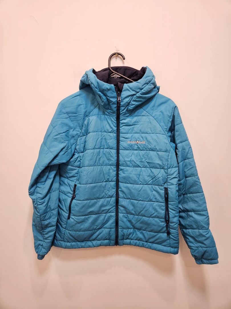 Blue Montbell Thermawrap Parka, XS