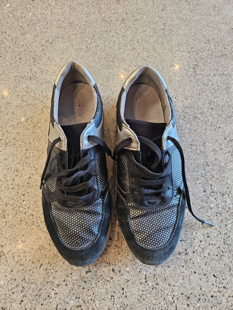 Black Geox Casual Sneakers, EU 41