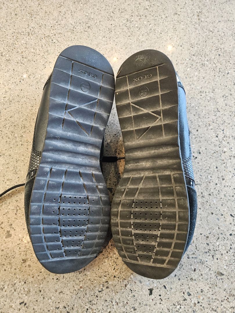 Black Geox Casual Sneakers, EU 41