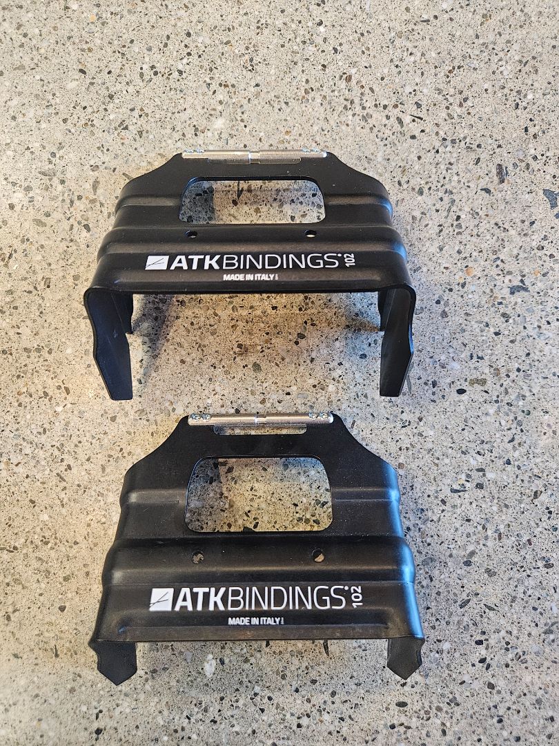 Black ATK Ski Crampons, 102 mm