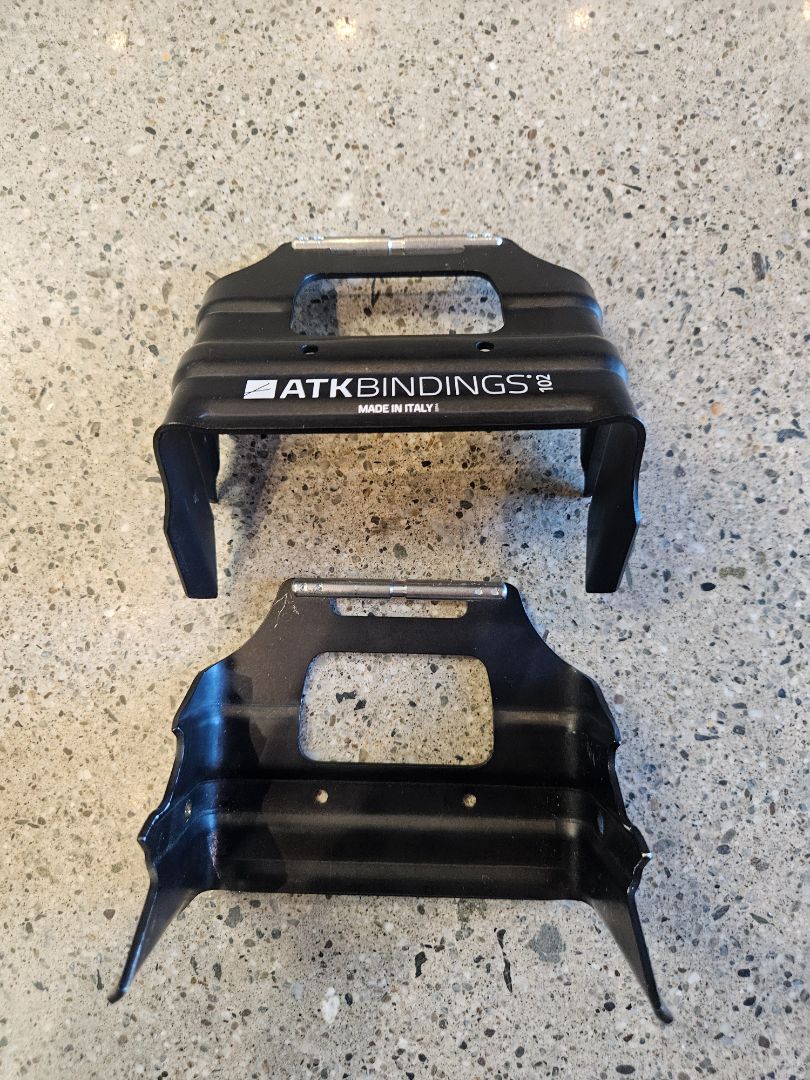 Black ATK Ski Crampons, 102 mm