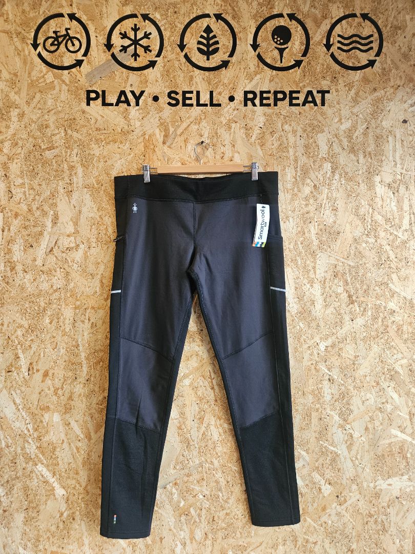 Black Smartwool Sport Fleece Wind Legging, XL