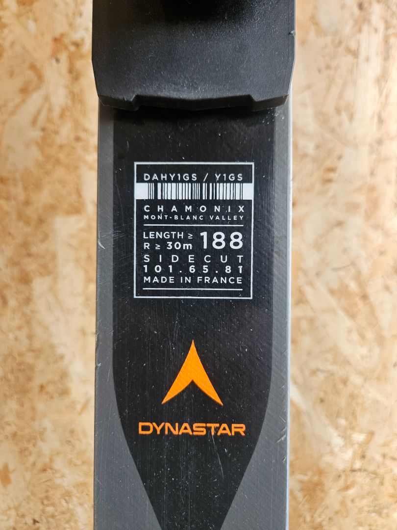 Black Dynastar Speed WC FIS GS, 188 cm