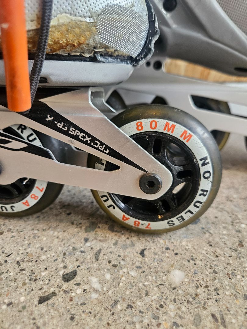 Silver SPE-X Inline Skates, EU 42