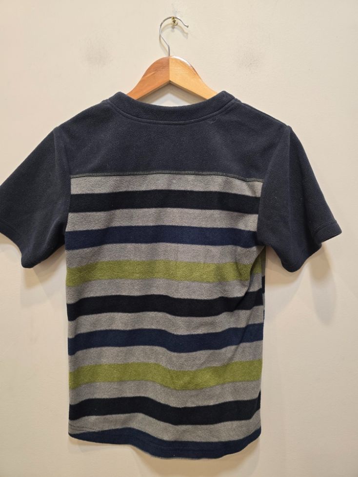 Grey Blue & Yellow Stripe Hunting & Fishing Kids Clothing, 10 years