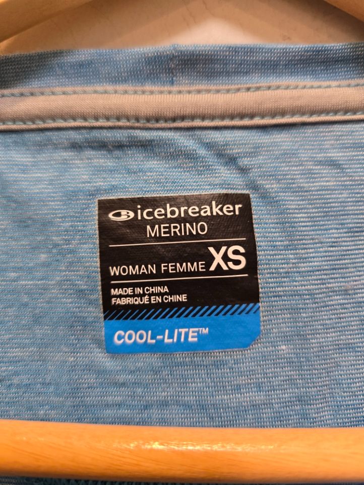 Blue Icebreaker Womens T Shirt, XS