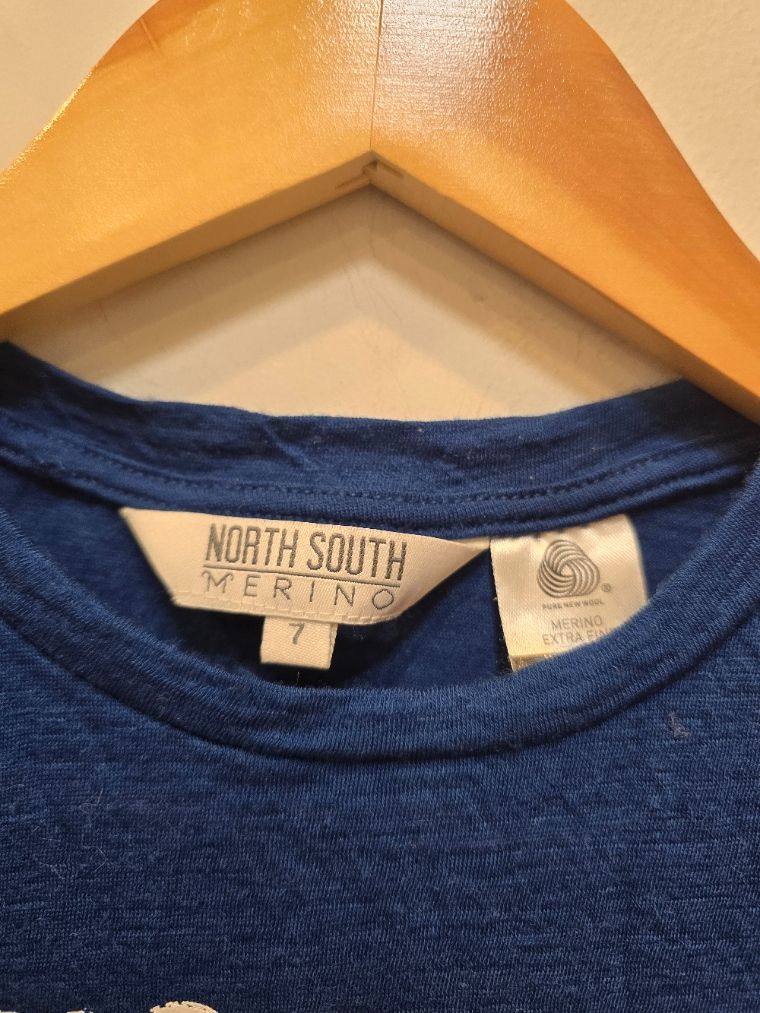 Blue North South Merino Kids Clothing, 7