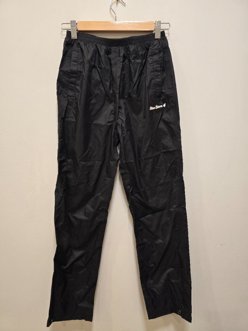 Black Peter Storm Kids Waterproof Rain Pants, 11-12 Years