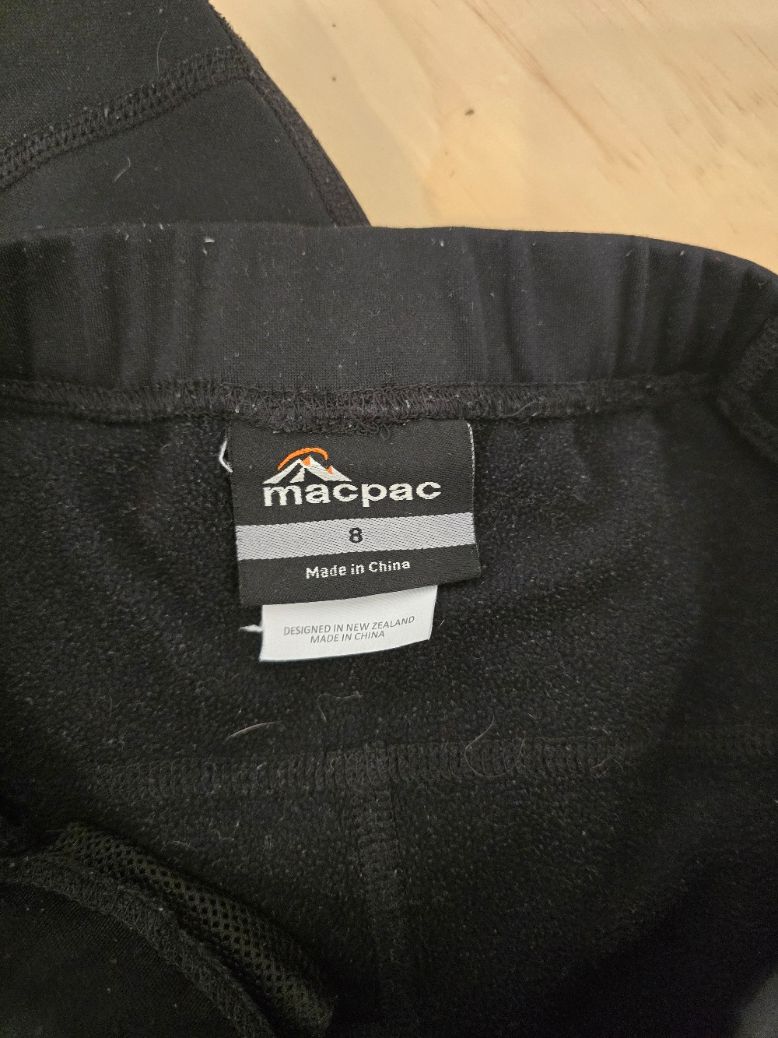 Black Macpac Kids Clothing, 8 years