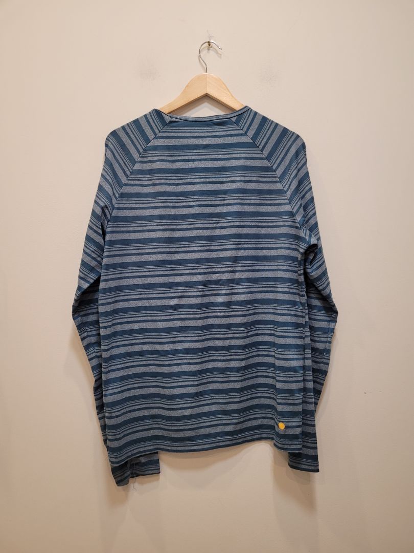 Blue Moon Climbing Striped Long Sleeve Top, L