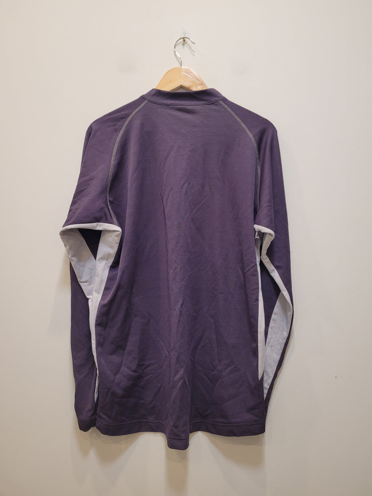 Purple Ground Effect Long-sleeve cycling top, XL