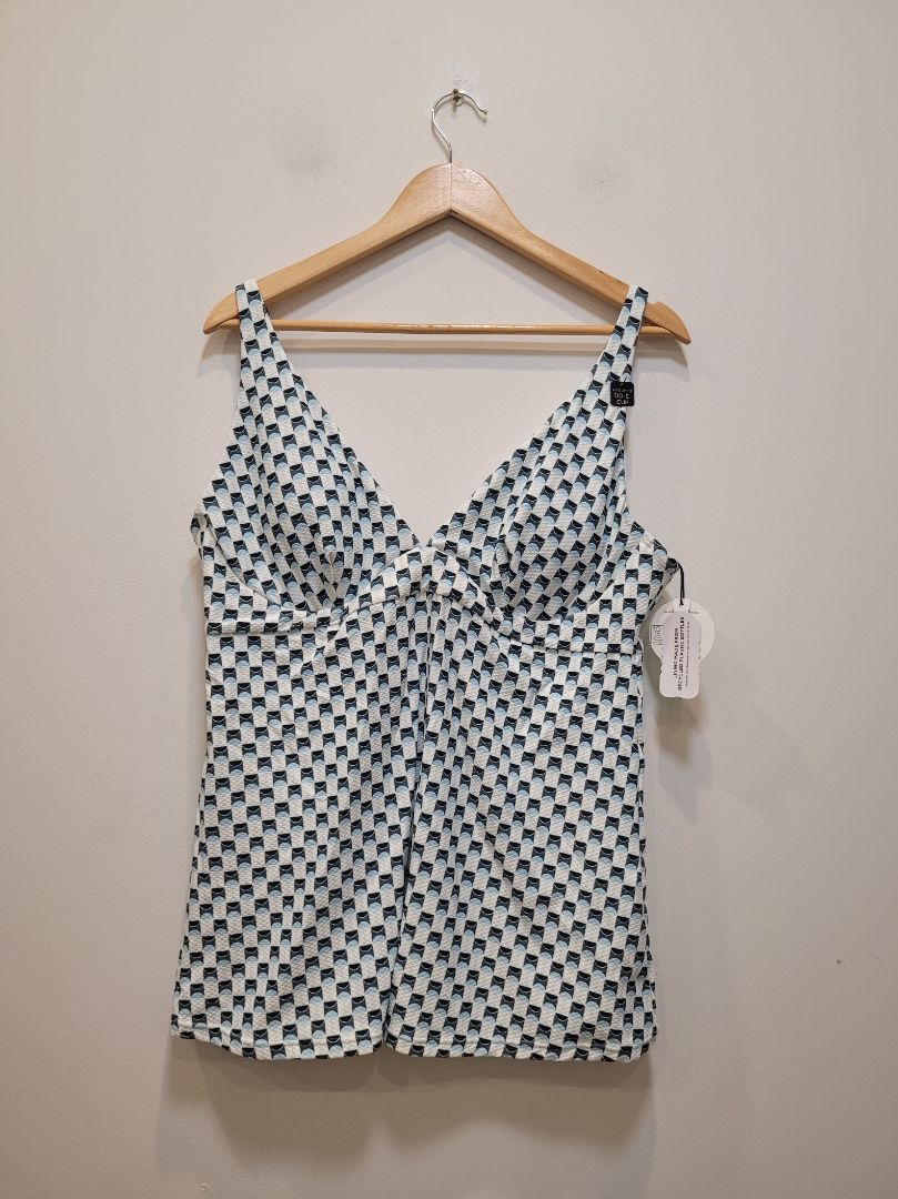 Blue Sunseeker Palazzo D/DD-E Singlet Tankini Top, 18 D-E