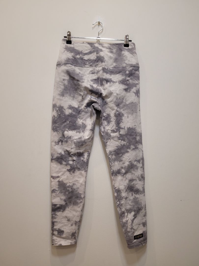 Grey P.E Nation Tie-Dye High-Waisted Leggings, L